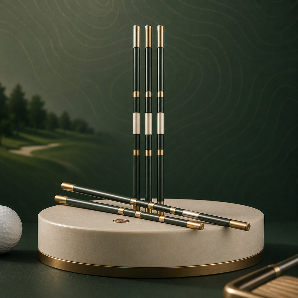 Golf alignment sticks recommendation for setup and swing practice