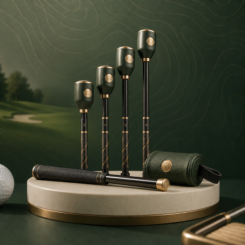 Golf speed training system recommendation with weighted practice sticks